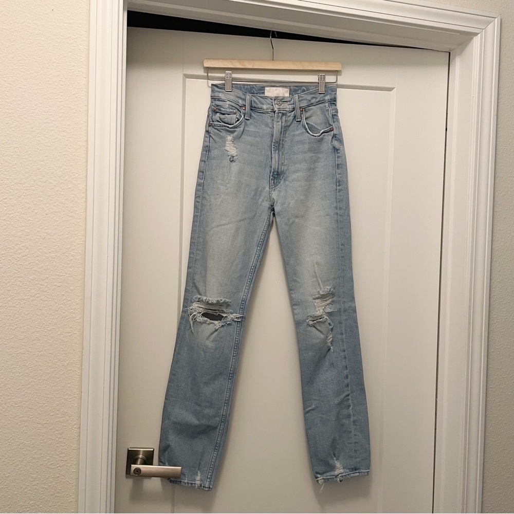 MOTHER • high waisted rider skimp jeans in the confession